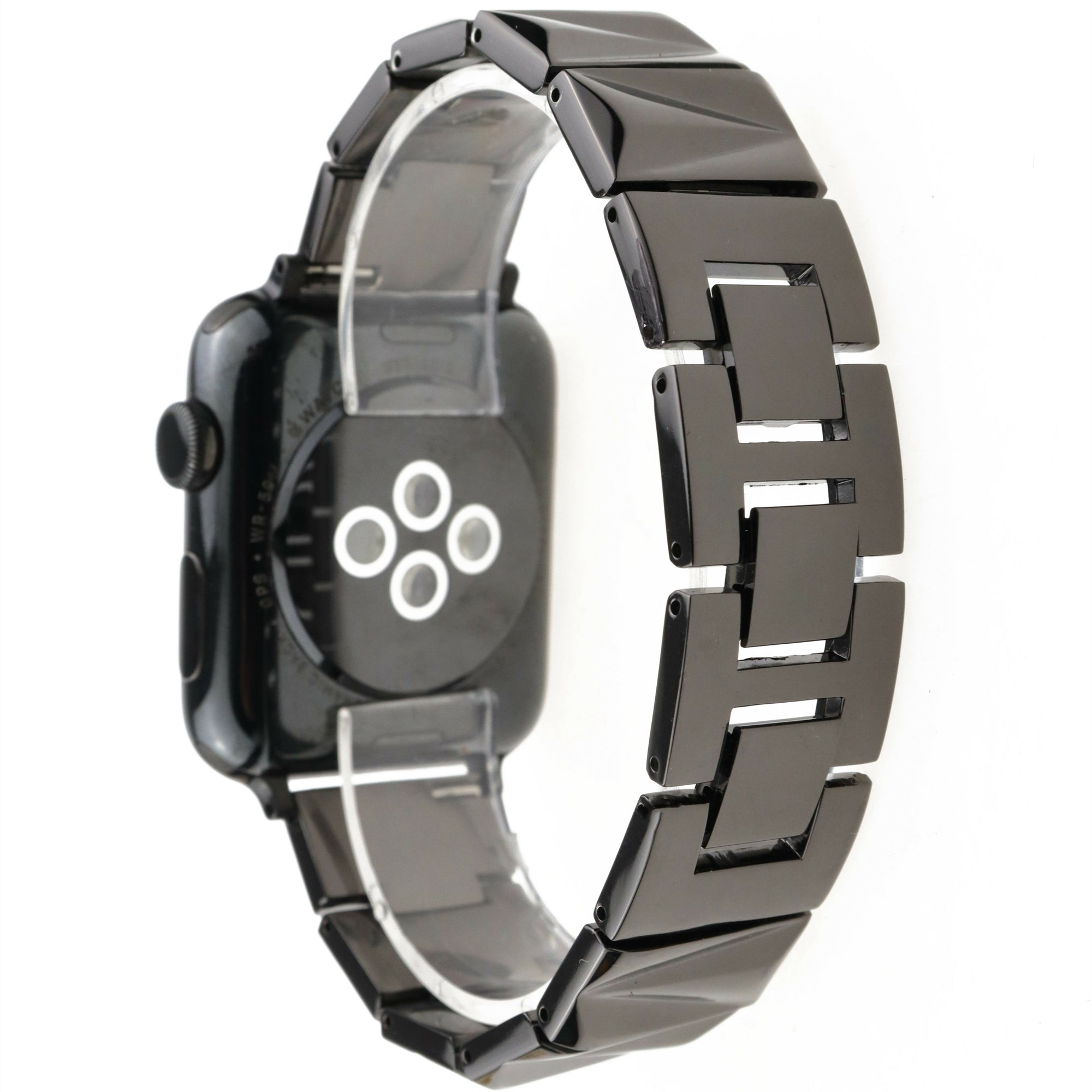 For Apple Watch Series 9 8 7 41mm / 6 5 4 SE (2022) SE (2023) SE 40mm / 3 2 1 38mm Watch Band Aluminium Alloy Metal Strap - Silver For Apple Watch Series 9 8 7 41mm / 6 5 4 SE (2022) SE (2023) SE 40mm / 3 2 1 38mm Watch Band Aluminium Alloy Metal Strap - Silver
